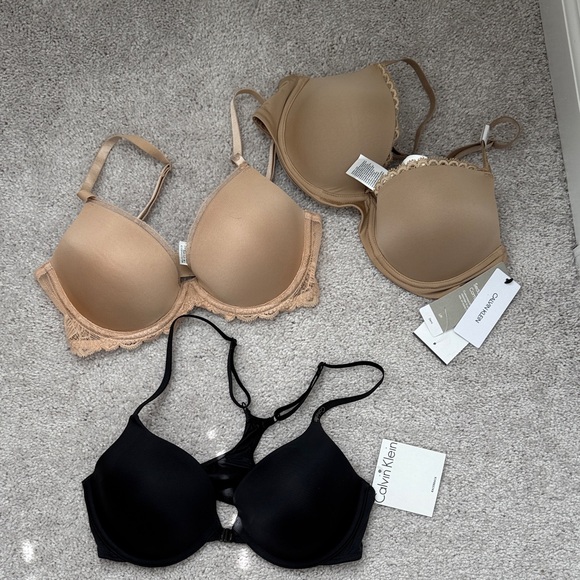 Calvin Klein Other - NWT Calvin Klein Black and Tan Bras 🖤🤎